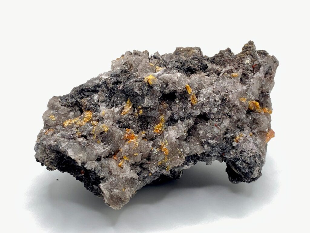 Wulfenite-Crystals-in-Fluorite-Crystals-and-Magnesium-Druzy