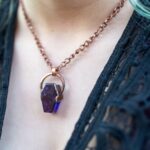 Amethyst Coffin - Copper Electroformed