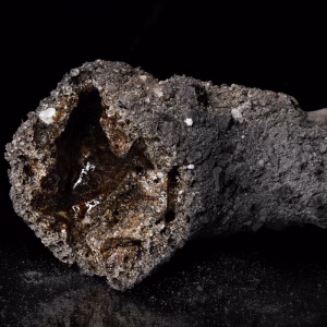 Rare Fulgurite Stem or Petrified Sand and Clay