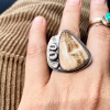 Handmade Sterling Silver Onyx Statement Ring
