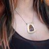 Handmade Silver Jasper Pendant Necklace