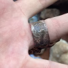 Electroformed Laguna Agate Ring