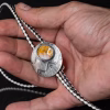sterling silver Spiny Oyster concho