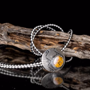sterling silver Spiny Oyster concho