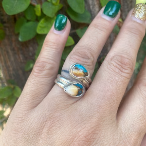 Sterling Silver Spiny Oyster Ring