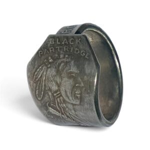 Handmade Silver Native American Spoon Ring Size 9