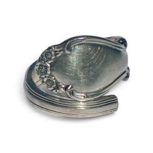 Handmade Silver Plated Spoon Ring Size 8.5