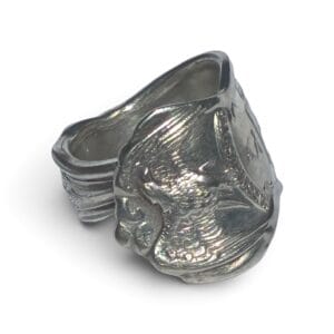 Vintage Massachusetts Souvenir Spoon Ring