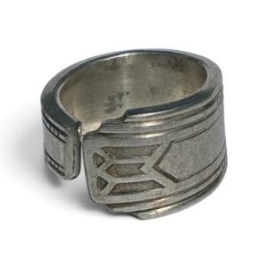 Handmade Silver Plated Spoon Ring Size 6.5